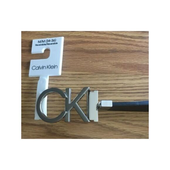 SUN STONE Mens Brown Pebbled Embossed Faux Leather Casual Belt M 34-36 - Picture 2 of 2